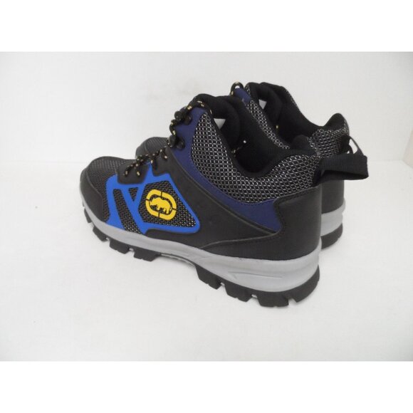 Marc Ecko Unltd. Men's Koda Casual Hiking Boots Black Blue size 8.5M - Picture 5 of 9